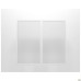 Delta DL-712L+R glass facade set (852x784x20mm) white profile