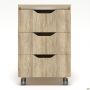 Тумба мобільна Delta DL-403 (395х400х575) Блеквуд Ячмінний