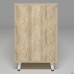 Тумба стационарная Delta DL-402L (1600х400х675мм) Блеквуд ячменный / Опора бело-бежевая