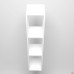 Delta DL-613 wall shelf (256x310x1152mm) Basic White