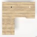 Delta DL-102 Workplace (1590x1600x750mm) Blackwood Barley / White Frame