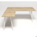 Delta DL-103 Workplace (1790x1800x750mm) Blackwood Barley / White Frame