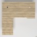 Delta DL-103 Workplace (1790x1800x750mm) Blackwood Barley / White Frame
