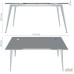 Стол Delta DL-106 (1590х800х750мм) Блеквуд Ячменный / Каркас белый