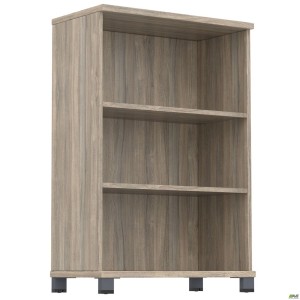 Шафа відкрита SIG-11 (800х420х1200мм) Опора чорний графіт/В'яз Ліберті Димчастий