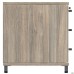 SIG-401 stationary cabinet (1200x600x645mm) black graphite legs/Smoky Liberty Elm