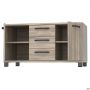 SIG-401 stationary cabinet (1200x600x645mm) black graphite legs/Smoky Liberty Elm