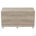 Mobile cabinet SIG-401-1 (1200x600x630mm), black handles / elm liberty smoked