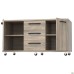 Mobile cabinet SIG-401-1 (1200x600x630mm), black handles / elm liberty smoked