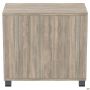 SIG-402 assistant cabinet (800x420x750mm) black graphite legs/Smoky Liberty Elm