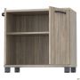 SIG-402 assistant cabinet (800x420x750mm) black graphite legs/Smoky Liberty Elm