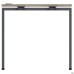 Sectional desk element with single brackets SIG-340 (1000x800x750mm), black graphite/Liberty elm