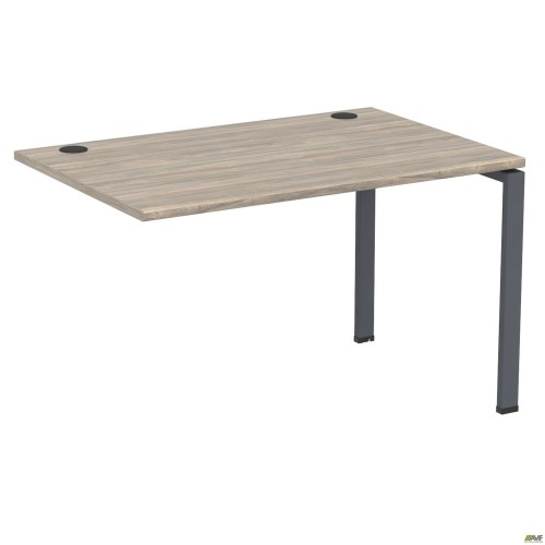 Sectional table element with short crossbars SIG-363 (1587x800x750mm) Black graphite/Liberty Elm