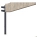 SIG-263 side desk with brackets (950x950x750mm), Black Graphite/Liberty Elm