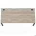 SIG-221R executive desk (1800×800×750 mm) Black graphite/Liberty elm