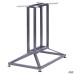 Contour Dual table base, satin grey, 700x450x720H mm