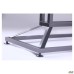 Contour Dual table base, satin grey, 700x450x720H mm