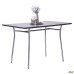 Cindy Double table base, chrome