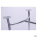 Cindy Double table base, chrome