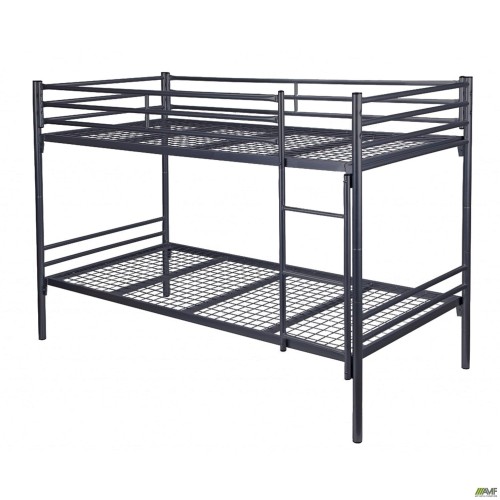 Кровать двухъярусная AMF-1 90200 2 Чёрная