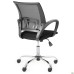 Web Chrome chair, black mesh