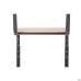 Adjustable school chair, growth groups 4-6, black lacquered beech