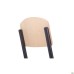 Adjustable school chair, growth groups 4-6, black lacquered beech