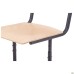 Adjustable school chair, growth groups 4-6, black lacquered beech