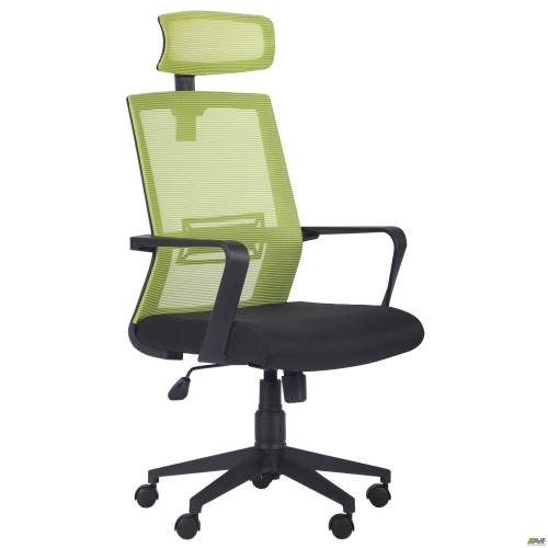 Neon HR chair, Sydney-07 seat / light-green mesh back