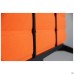 Mobile felt partition 1124x1750, black graphite, orange felt