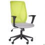 Nickel Black chair, Sydney-20 seat / SL-06 light-green mesh back