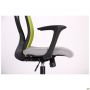 Nickel Black chair, Sydney-20 seat / SL-06 light-green mesh back