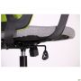 Nickel Black chair, Sydney-20 seat / SL-06 light-green mesh back