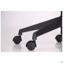 Nickel Black chair, Sydney-20 seat / SL-06 light-green mesh back