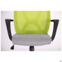 Nickel Black chair, Sydney-20 seat / SL-06 light-green mesh back