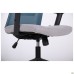 Uran Black HR chair, Sydney-05 seat / SL-18 aquamarine mesh back
