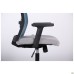 Uran Black HR chair, Sydney-05 seat / SL-18 aquamarine mesh back