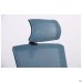 Uran Black HR chair, Sydney-05 seat / SL-18 aquamarine mesh back