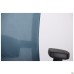 Uran Black HR chair, Sydney-05 seat / SL-18 aquamarine mesh back