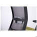Uran Black HR chair, Sydney-17 seat / HY-109 grey mesh back