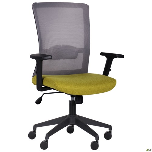 Uran Black chair, Sydney-17 seat / HY-109 grey mesh back