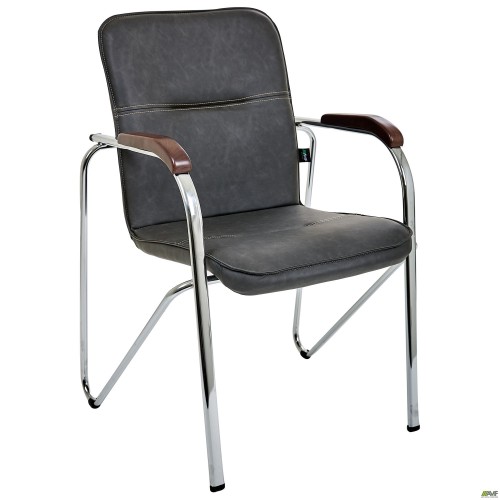 Samba chair chrome walnut WAX Black Grey