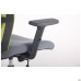 Uran Black HR chair, Nest-08 grey seat / SL-06 green mesh back