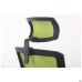 Uran Black HR chair, Nest-08 grey seat / SL-06 green mesh back