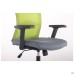 Uran Black HR chair, Nest-08 grey seat / SL-06 green mesh back