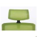 Uran Black HR chair, Nest-08 grey seat / SL-06 green mesh back