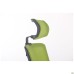 Uran Black HR chair, Nest-08 grey seat / SL-06 green mesh back