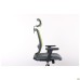 Uran Black HR chair, Nest-08 grey seat / SL-06 green mesh back