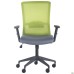 Uran Black chair, Nest-08 grey seat / SL-06 green mesh back
