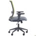Uran Black chair, Nest-08 grey seat / SL-06 green mesh back
